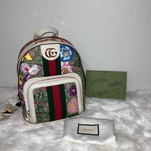 ❌SOLD❌ Gucci Ophidia Small Flora Backpack